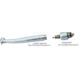 Dental Torque Head Push Button Fiber Optic Handpiece With 6 Holes Quick Coupling For W&H
