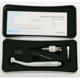 Dental Torque Head Push Button Fiber Optic Handpiece With 6 Holes Quick Coupling For W&H