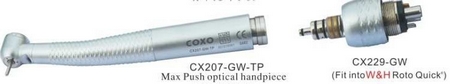 Dental Torque Head Push Button Optical Handpiece 6Holes For WH