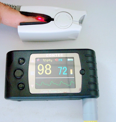 TFT Finger Pulse Oximeter CMS60C