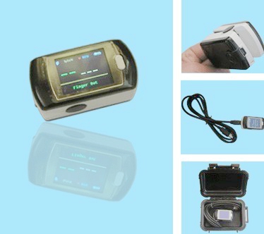Fingertip Pulse Oximeter Spo2 Monitor OLED USB+SW CMS50E